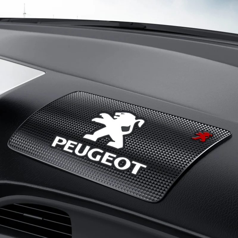 

Автомобильный орнамент ПВХ Противоскользящий коврик липкая накладка на приборную панель нескользящий коврик для PEUGEOT 106 206 306 406 107 207 307 407 301 ...