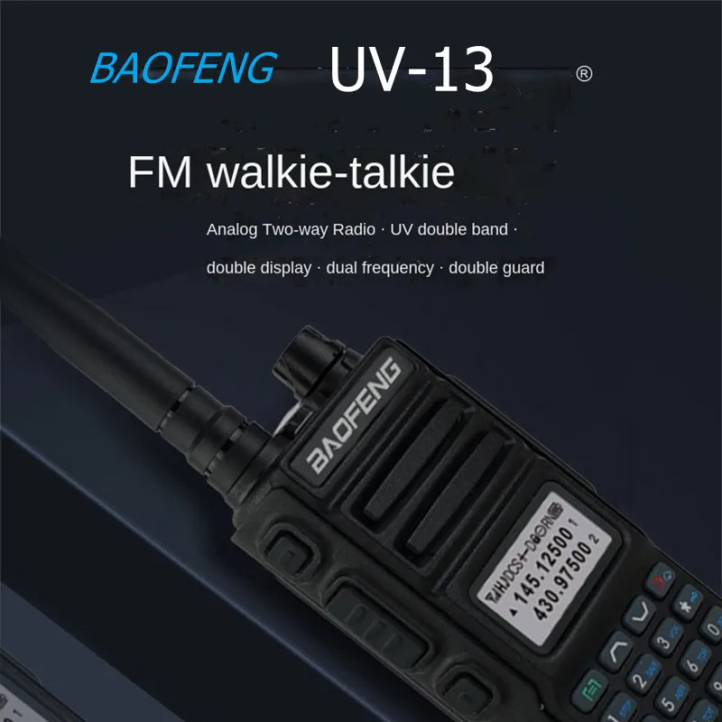 

Baofeng UV-13 Car Walkie Talkie Mobile Radio Double Band Type-C Charging 5W New Upgrade