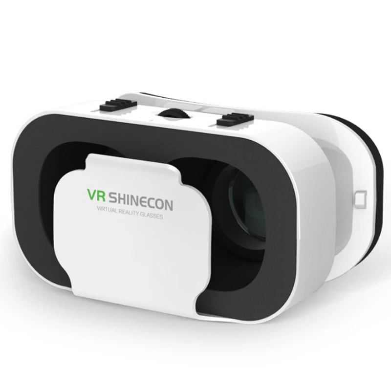 

VR SHINECON VR Glasses Universal Virtual Reality Glasses for Mobile Games 360 HD Movies Compatible with 4.7-6.53'' Smartphone
