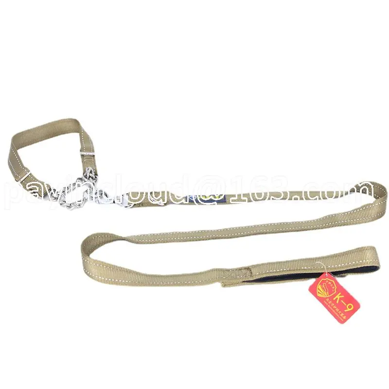 

Explosion-proof Punching Type Thickened Nylon Handle Comfortable Working Dog Reflective Dog Chain