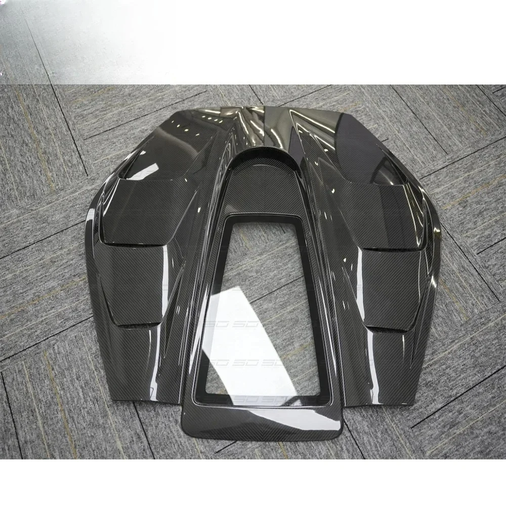 Фото Сухой комплект из углеродного волокна BatFury Aero Style, задняя крышка из углеродного волокна, задний капот для Ferrari 296GTB №4