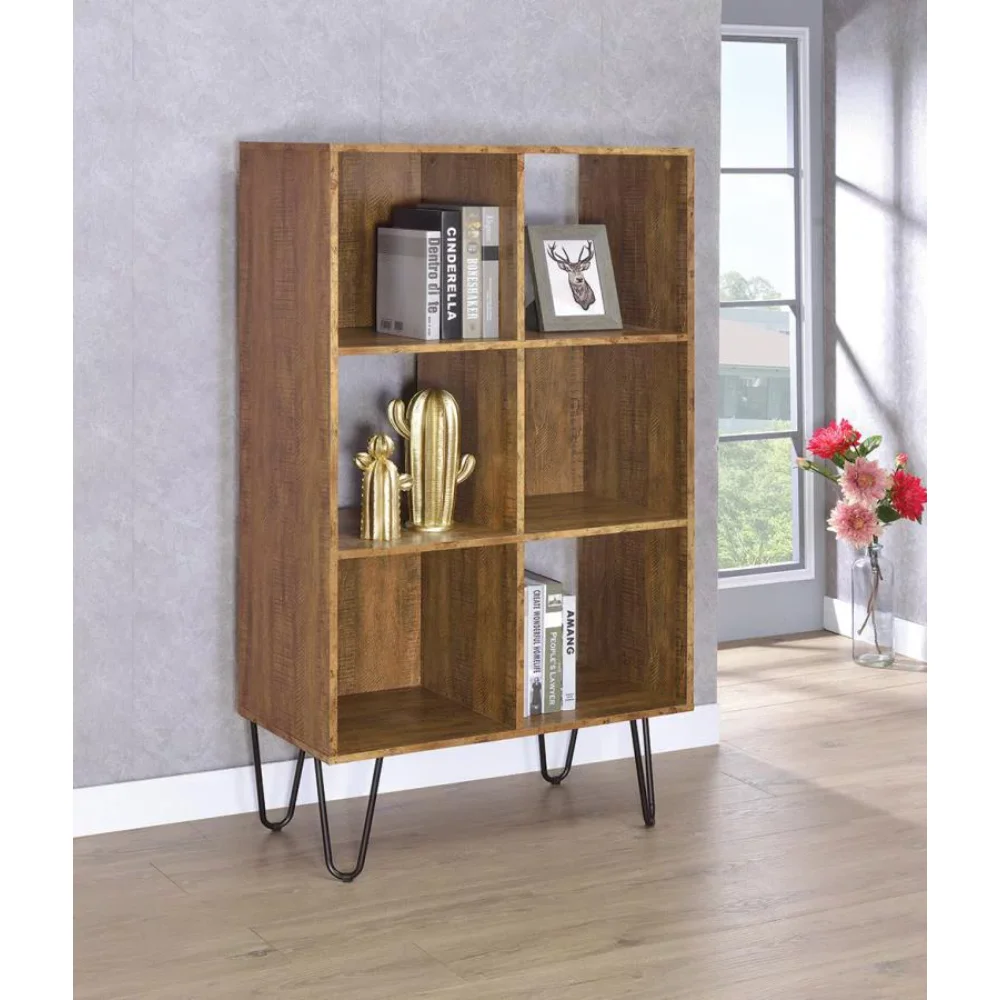 

Coaster Sheeran Rustic Amber Bookcase 802013
