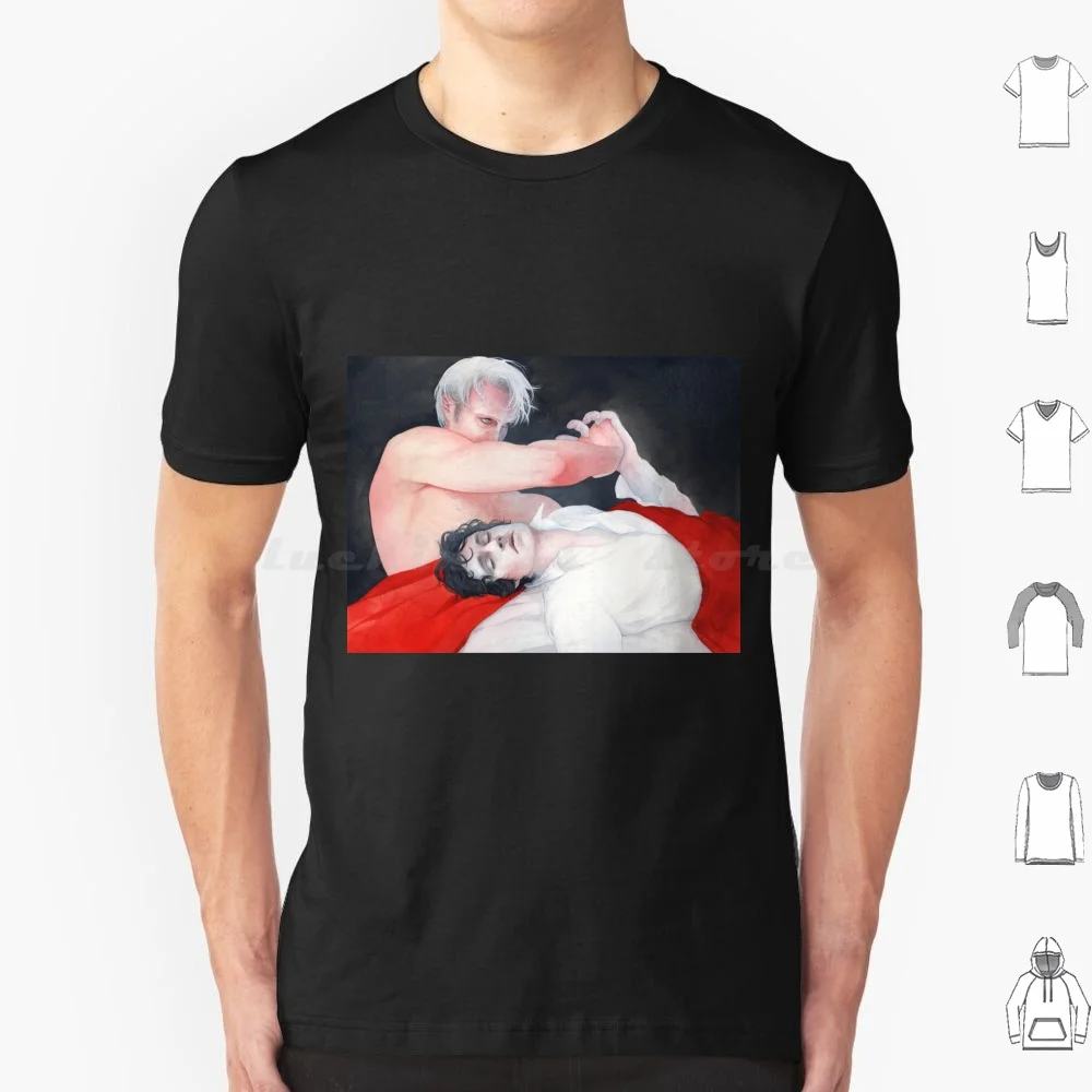 

Ганнибал Au/ганниграмма, футболка большого размера, 100% хлопок, Ганнибал, Ганнибал, ганниграмма, мэмикельсен, ганнибаллет