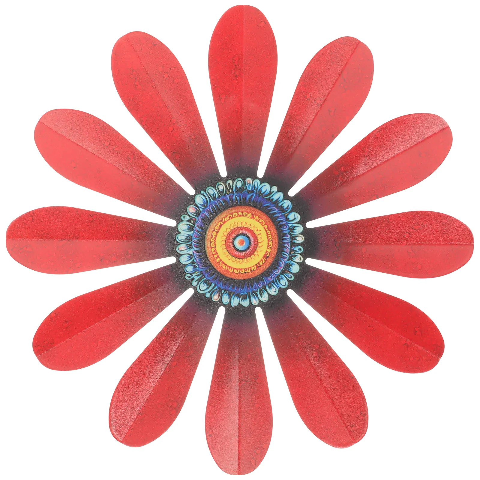 

Wall Pendant Delicate Flower Decoration Iron Wall Hanging Craft Ornament Decoration