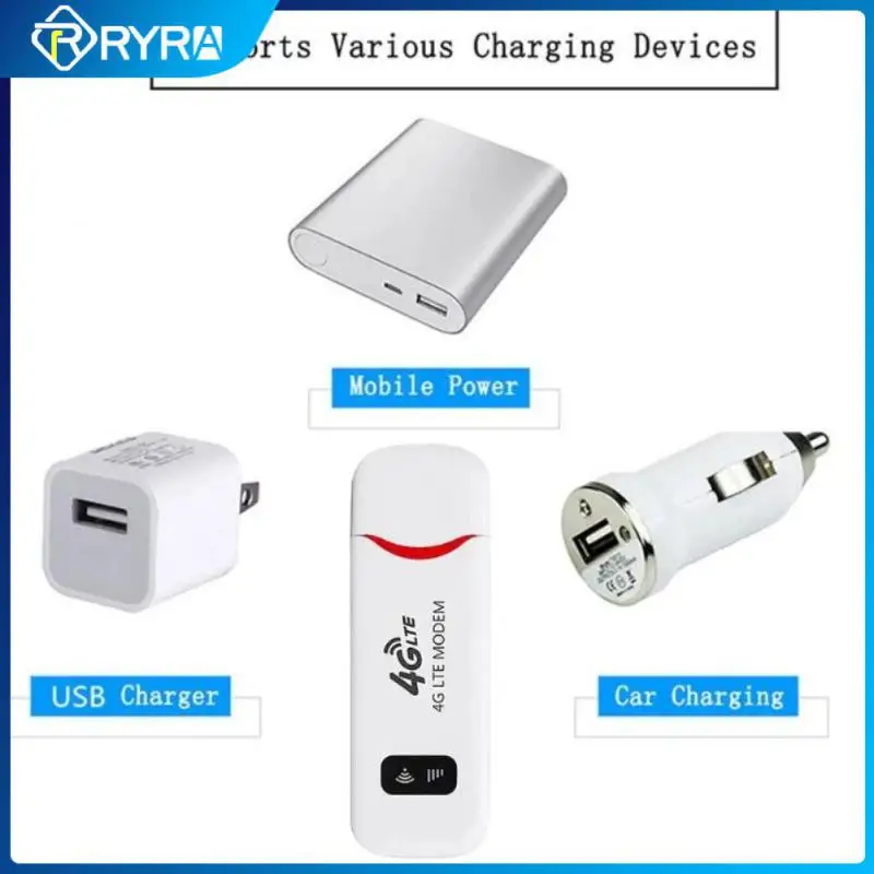 

Беспроводной 4G Wi-Fi роутер RYRA, Мобильная точка доступа 150 Мбит/с, модем, SIM-карта, мобильный широкополосный мини-роутер для офиса, игр, дома, Wi-Fi