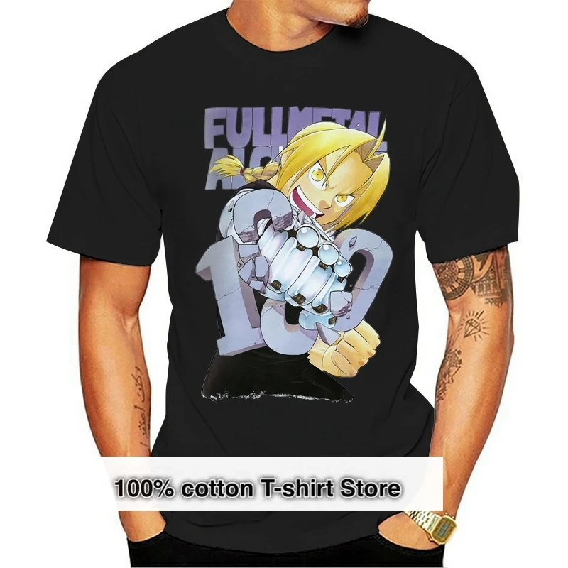 

Fullmetal Alchemist T Shirt Japna Anime Full metal Alchemist T-shirt cartoon 3D Short Sleeve Tee Gift Shirt Japanese New Design