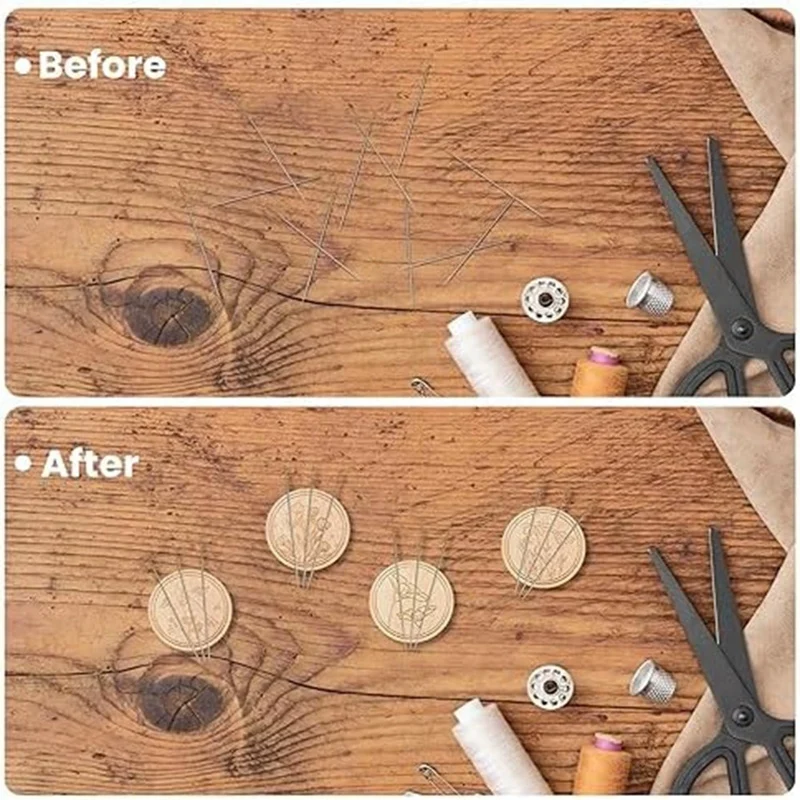 6 шт. держатели игл для вышивания крестиком с цветочным узором