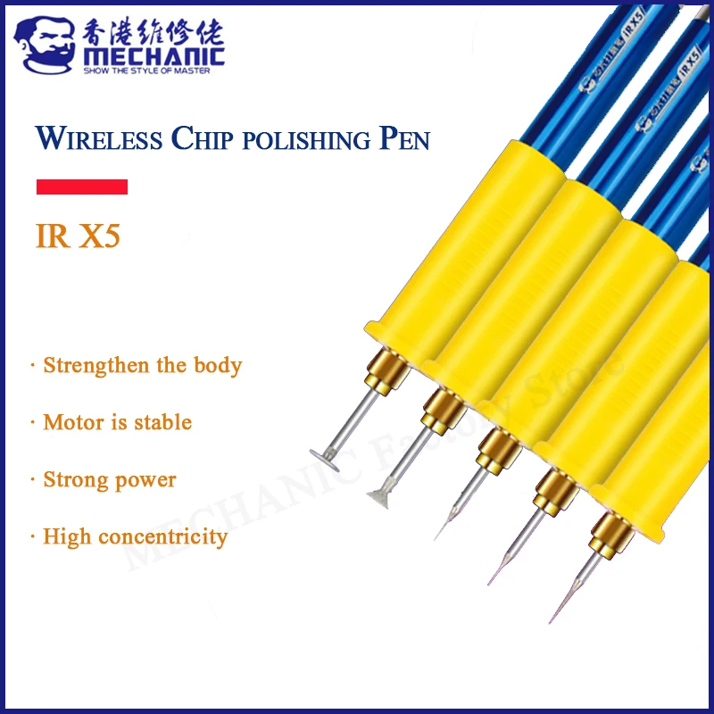 

MECHANIC IR X5 Charging Wireless Small Handheld Chip polishing Pen Grinding Machine MINI Electric Carving Pen for Mobile Phone