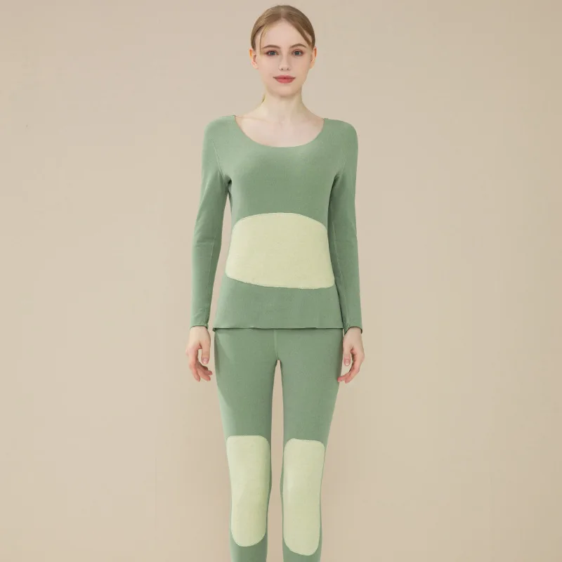 

Thermal underwear ladiesa bottoming electric thermal underwear thickening and trousers suits to wear in autumn and