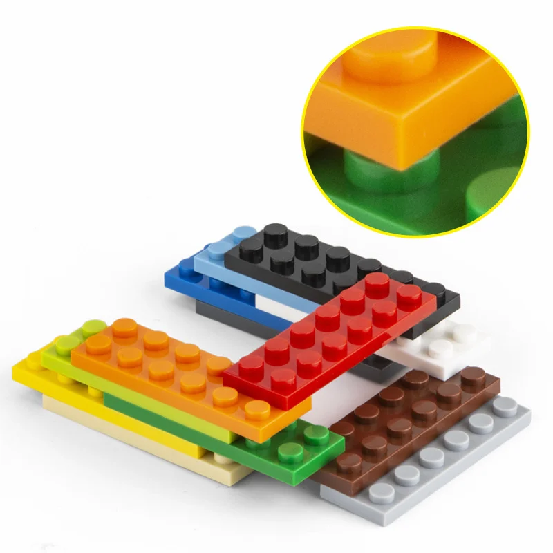 62 шт. Небольшие частицы 3795 MOC строительный блок 2x6 пластина кирпич плоские