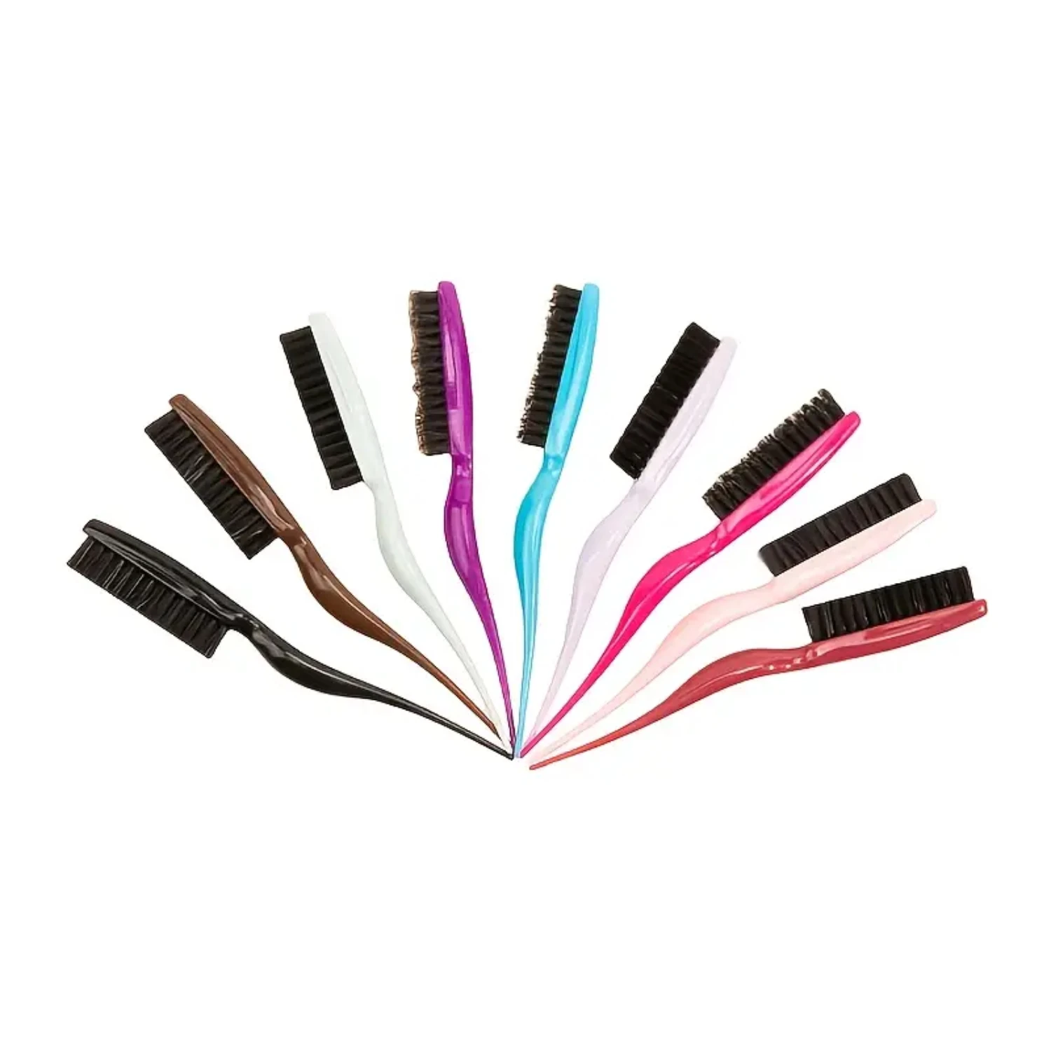 Профессиональная триплексная расческа с ручкой и щетиной для салона заостренным