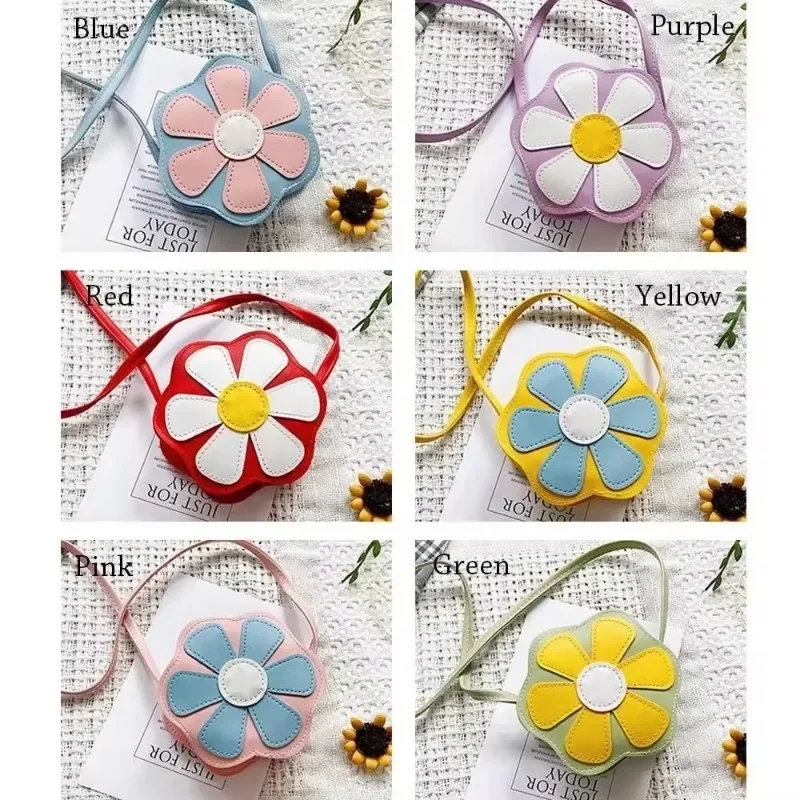 Симпатичный цветочный кошелек для девочек сумки на плечо детские мини-сумки