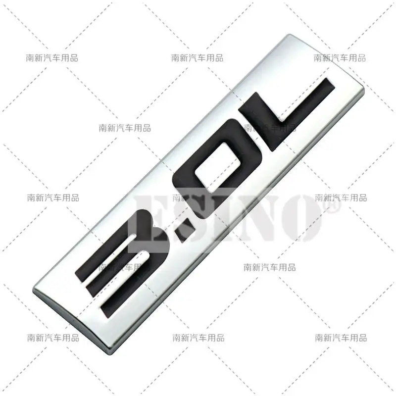 Автомобильный Стайлинг 3D Металл Хром Цинковый Сплав Клейкая эмблема 3 0 л 2 5 6 7 8