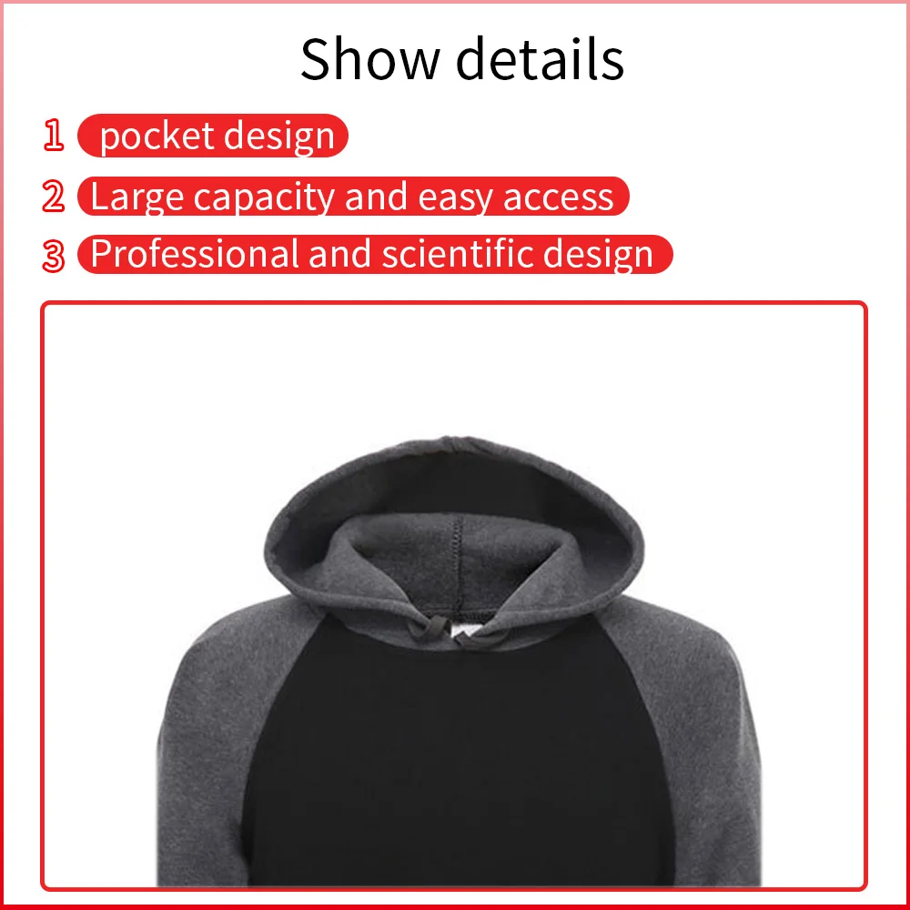 Новый модный дизайн спортивные толстовки простой Универсальный Графический