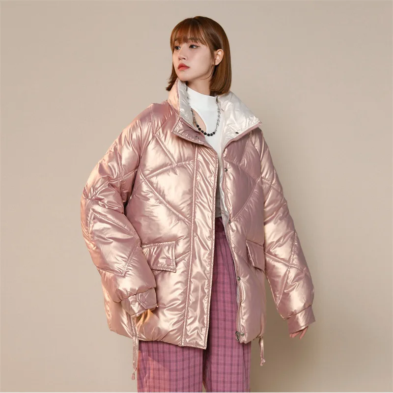2022 New Cotton Coat for Women Autumn and Winter Thin and Fashionable Down Cotton Coat and Cotton Jacket Women