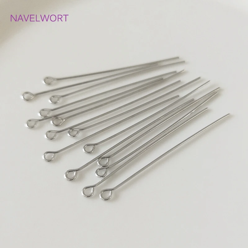 

Multi Sizes Rhodium Plated Eye Pins/Ball Head /Flat Head Pins Wholesale,High Quality DIY Jewelry Making Findings Accessories