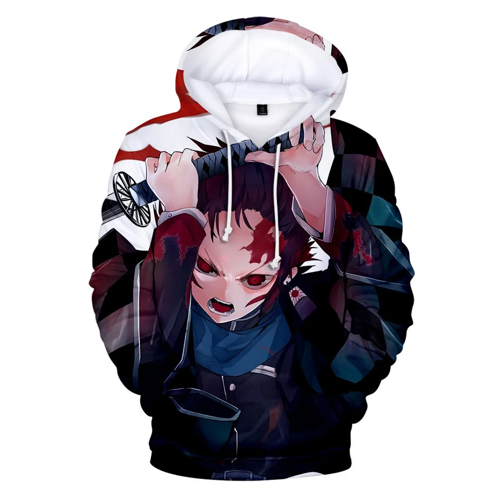 

K-Pop, толстовка с капюшоном с 3D принтом рассекающего демонов, Kimetsu No Yaiba, мужские/женские удобные толстовки для взрослых