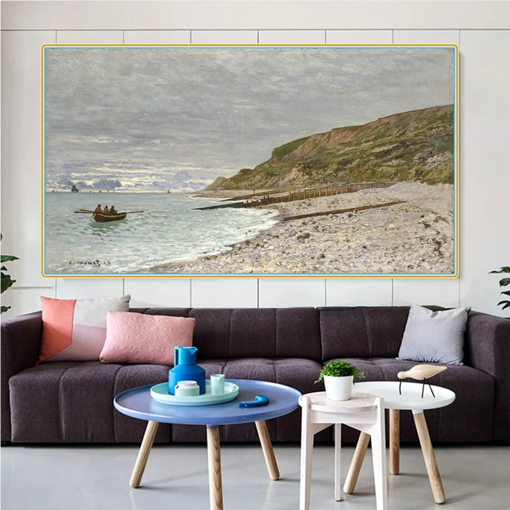 Цитон Клод Моне 《La Pointe de la Heve》холст Картина маслом Известный произведение