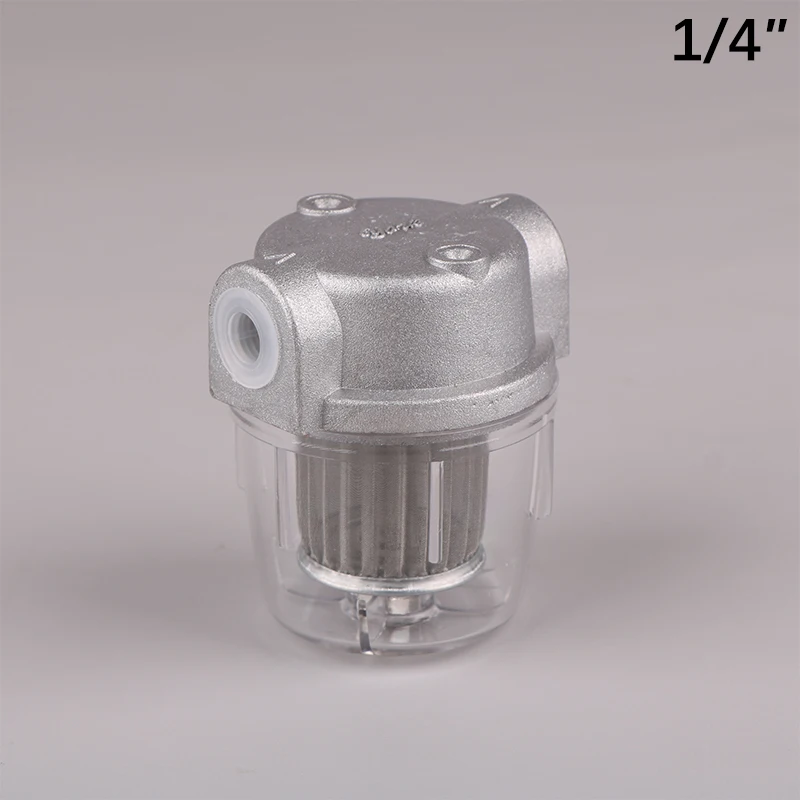 

Масляный фильтр для горелки прозрачный P.C. Маленький дизельный топливный фильтр Cup 1/4 дюйма 3/8 дюйма для котла 25 л/ч