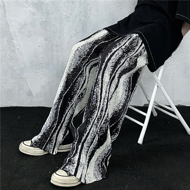 

2022 Women Korean Fahions Wide Leg Sweatpants woman ink dyeing Harajuku Baggy Harem Pants Female Japanese Streetwear Joggers