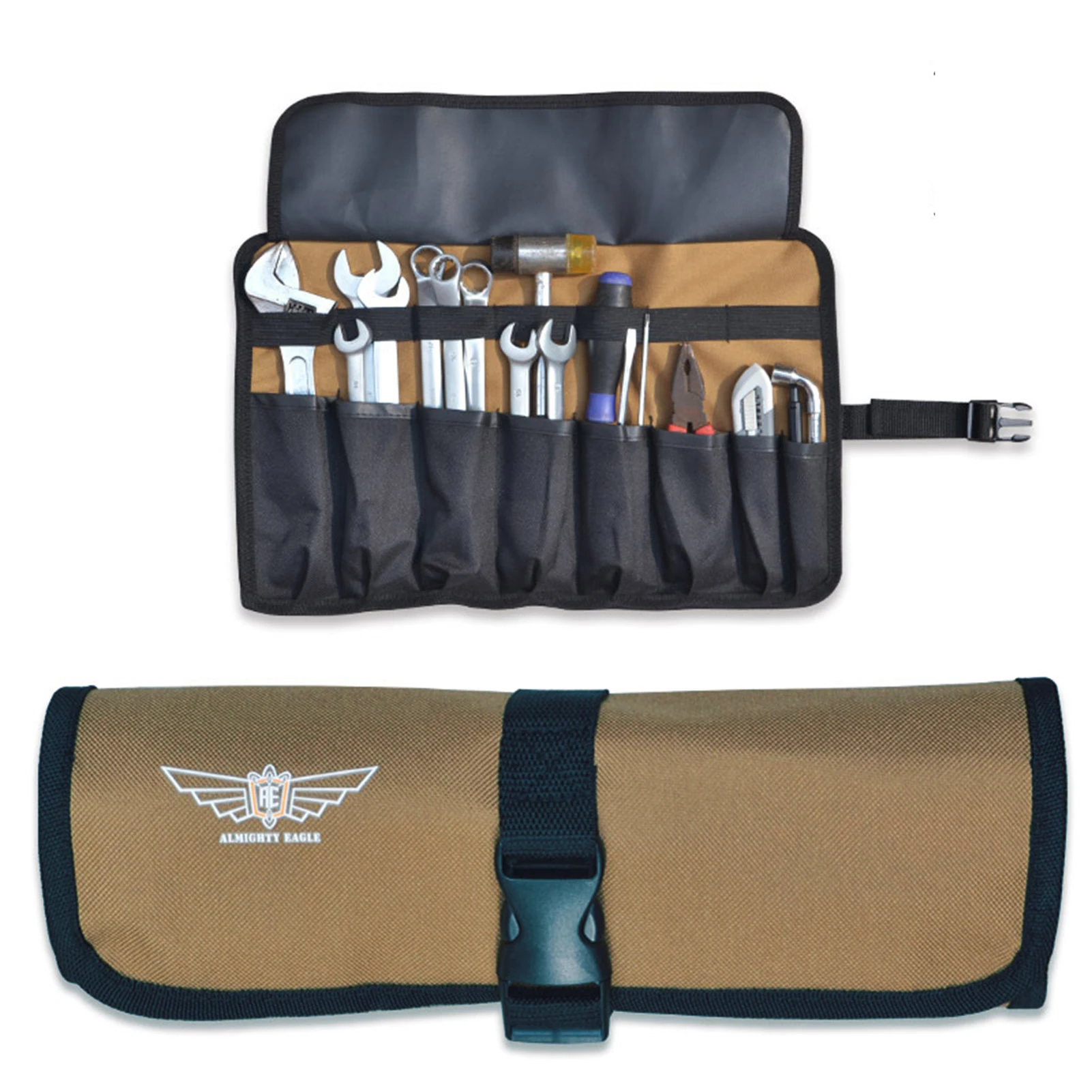 

Portable Tool Bags For Men Portable Roll Up Tool Organizers And Storage Pouch Folding Portable Fixing Tool Roll Storage Pouch