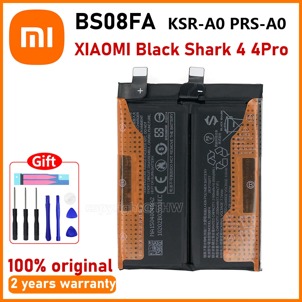 Оригинальный аккумулятор для мобильного телефона XIAOMI BS08FA BS06FA BS05FA BS10FA Black Shark 3 3S 4 4S