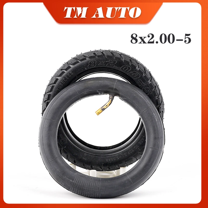 8x2.00-5 thickened wheel tires are suitable for electric scooter stroller 8-inch pneumatic tires 8x2.00-5 tires