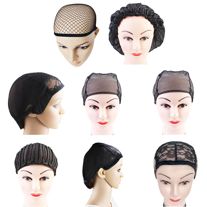 Unisex Lace Wig Caps For Making Wigs Hairnets Hair With Adjustable Strap On The Back Weaving Wig Cap Hairnets Beauty Tools