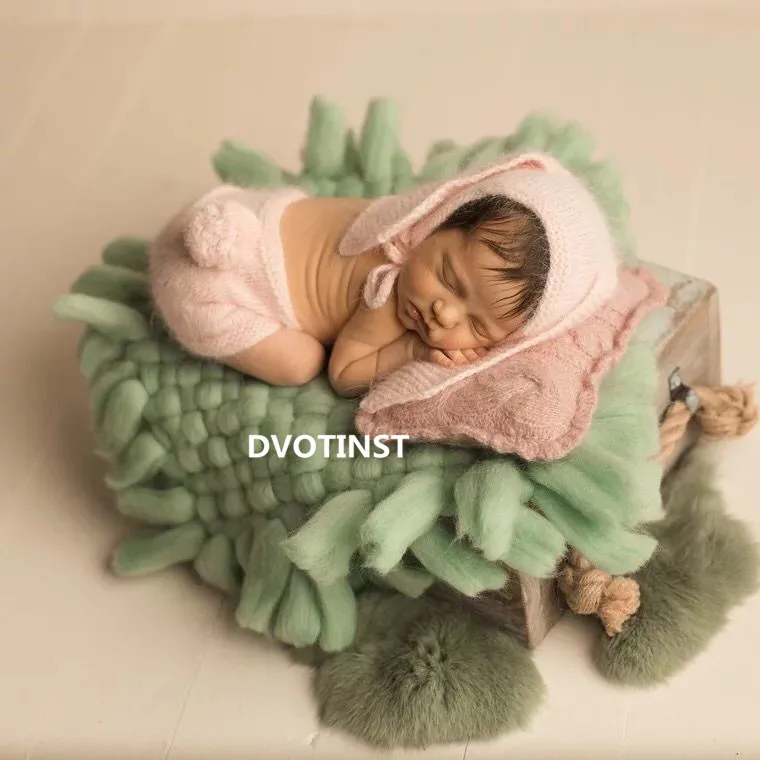 Dvotinst Newborn Photography Props Blankets Baby Photography Background Weaving Mats for Studio Shoots Accessorries  Photo Props