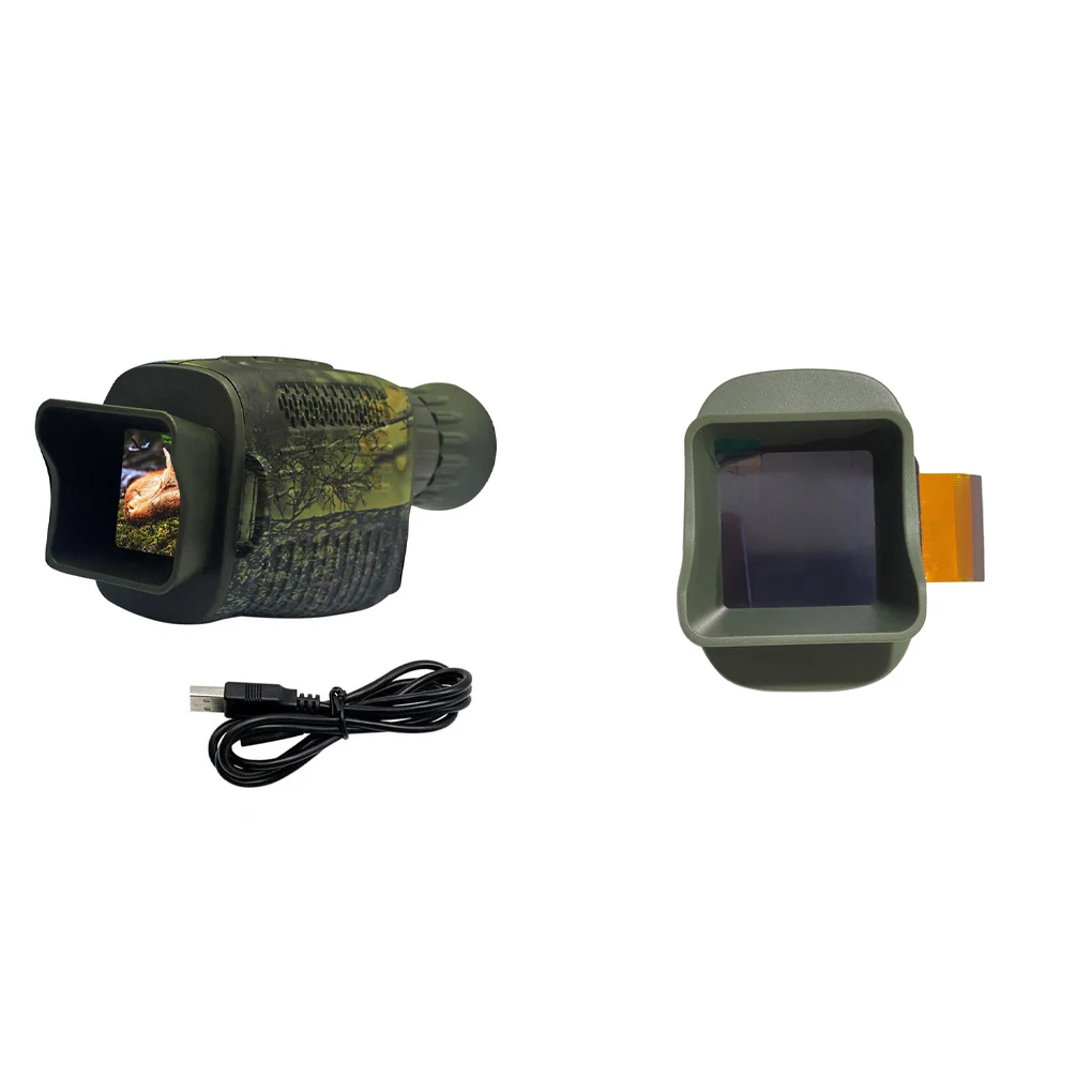 

4K High Definition Night Vision Device USB Interface Lightweight Monocular F 1 2 Aperture 850 nm Scope IR Sensor