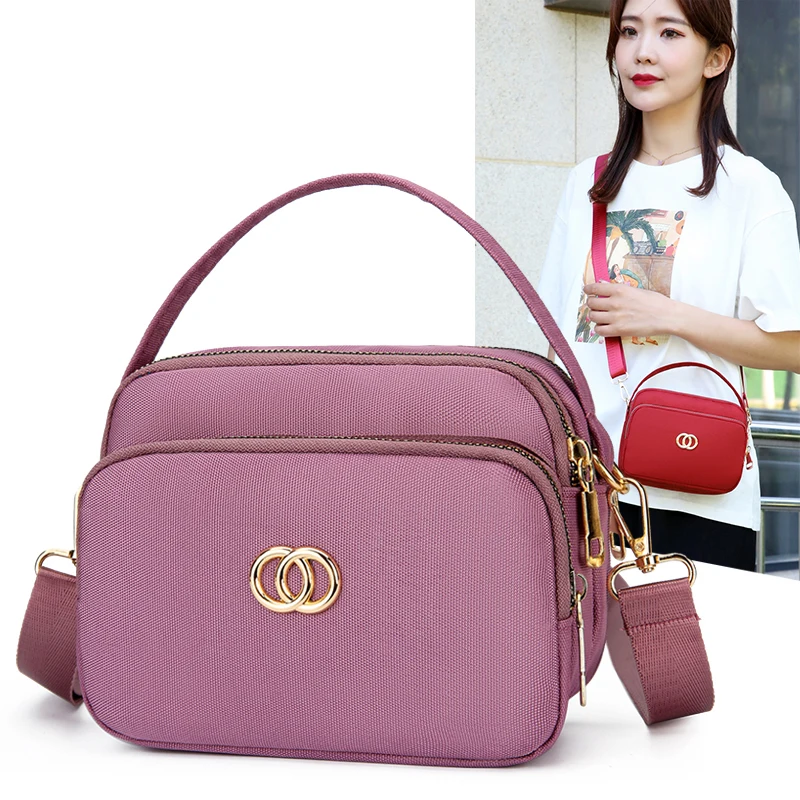 

Pink sugao women tote shoulder bag crossbody bag fashion large capcity high quality oxford handbag shopping bag 7color choose