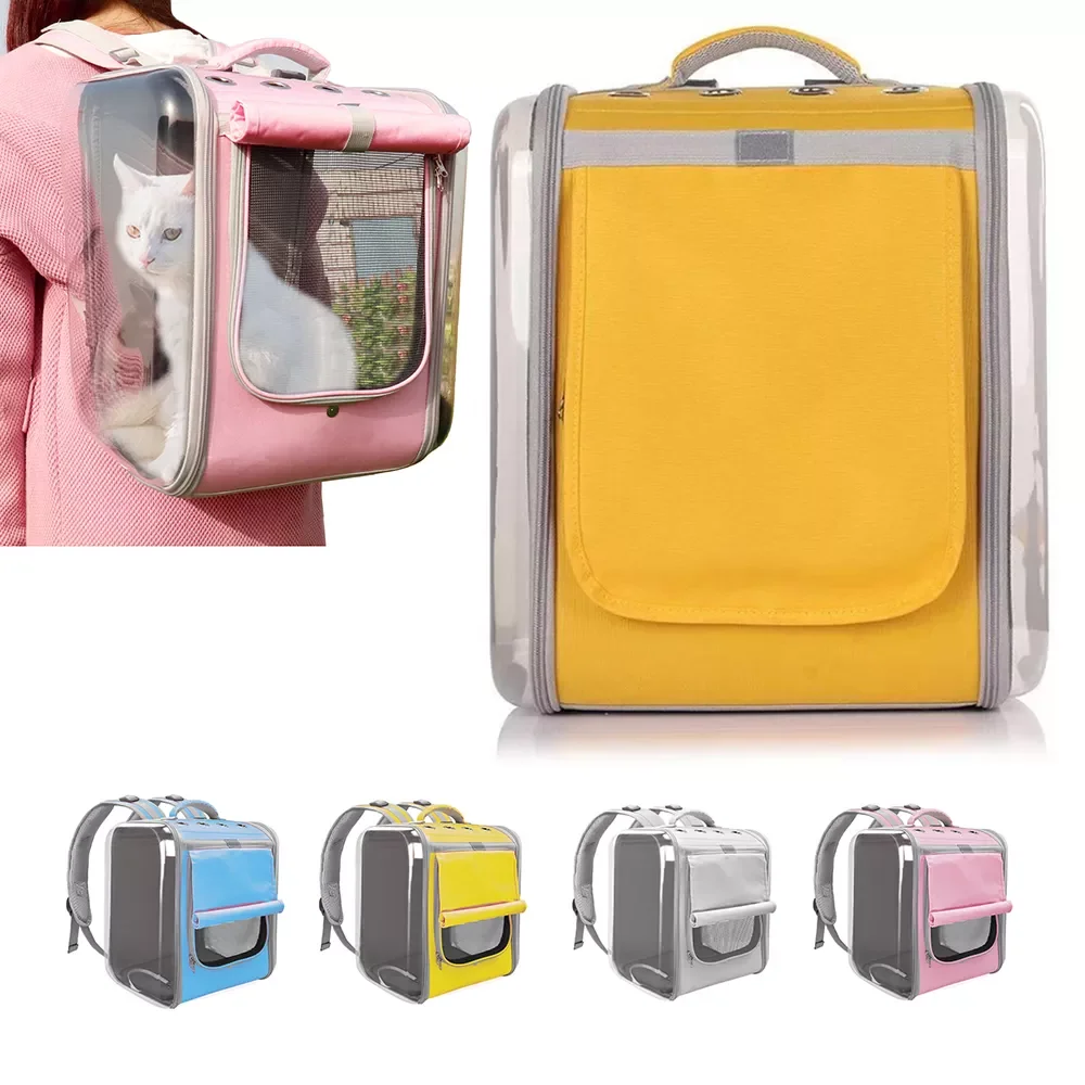 

2023New Cat Carrier Backpack Space Capsule Bag Cat Outdoor Travel Breathable Bag For Small Dogs Cats Portable Carrying Pet Suppl