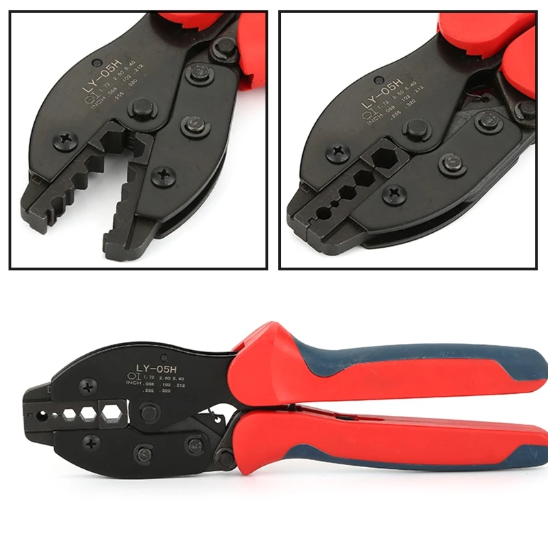 

LY-05H Coaxial Crimping Pliers Applications to Multiple-type Connector Installations for Electricians and Construction M4YD