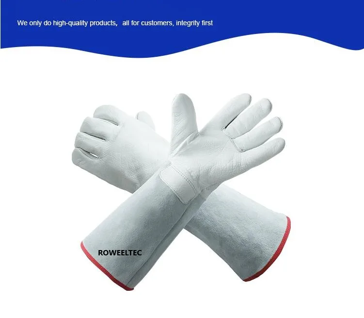 

20cm 26cm 30cm 36cm 40cm 46cm 50cm Long Cryogenic Gloves LN2 Liquid Nitrogen Protective Gloves Te