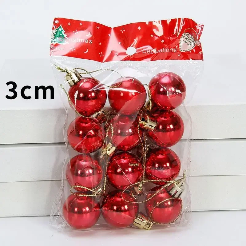 

Рождественские шары пластиковые 12 шт
