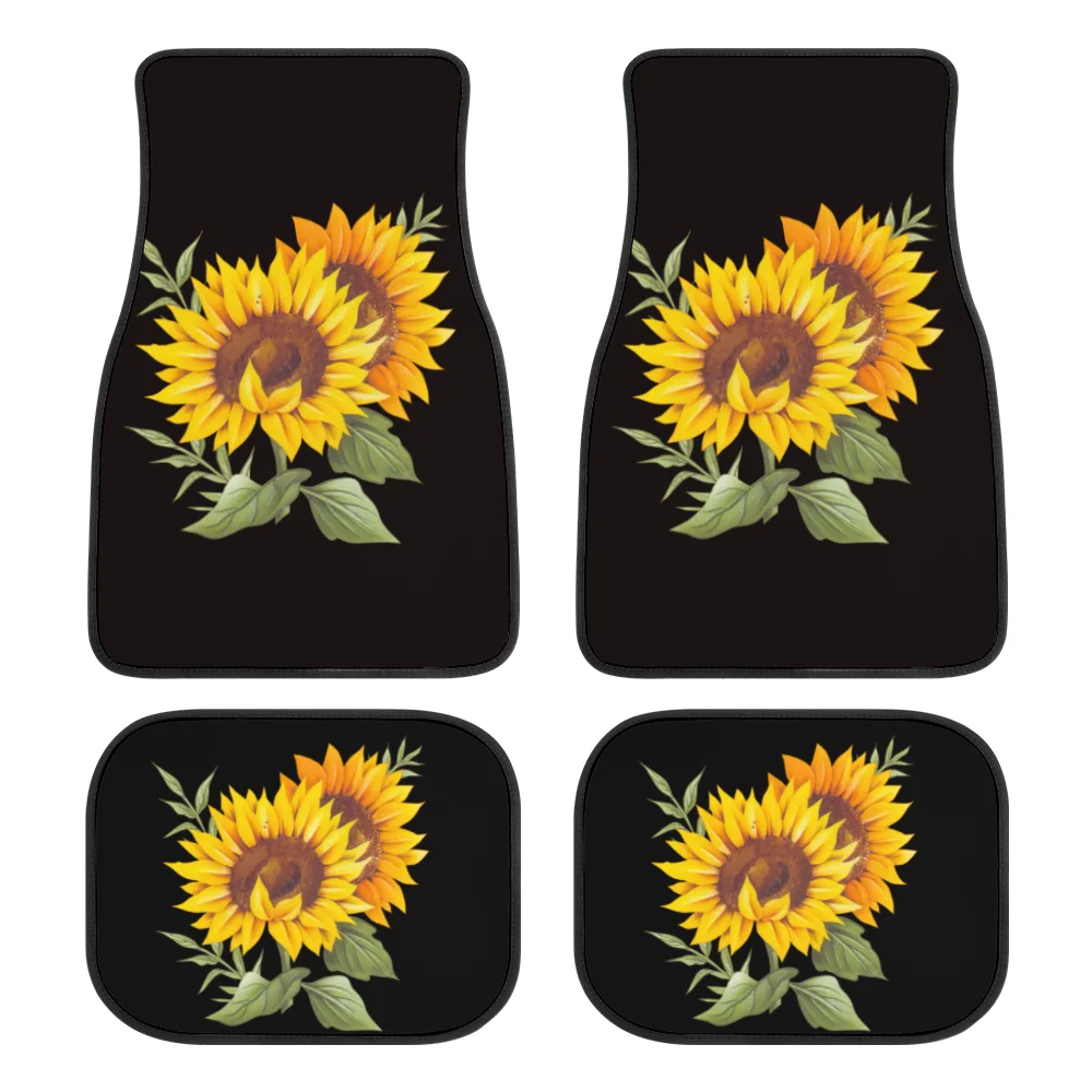 

4 шт., Нескользящие Коврики для автомобиля, передние и задние