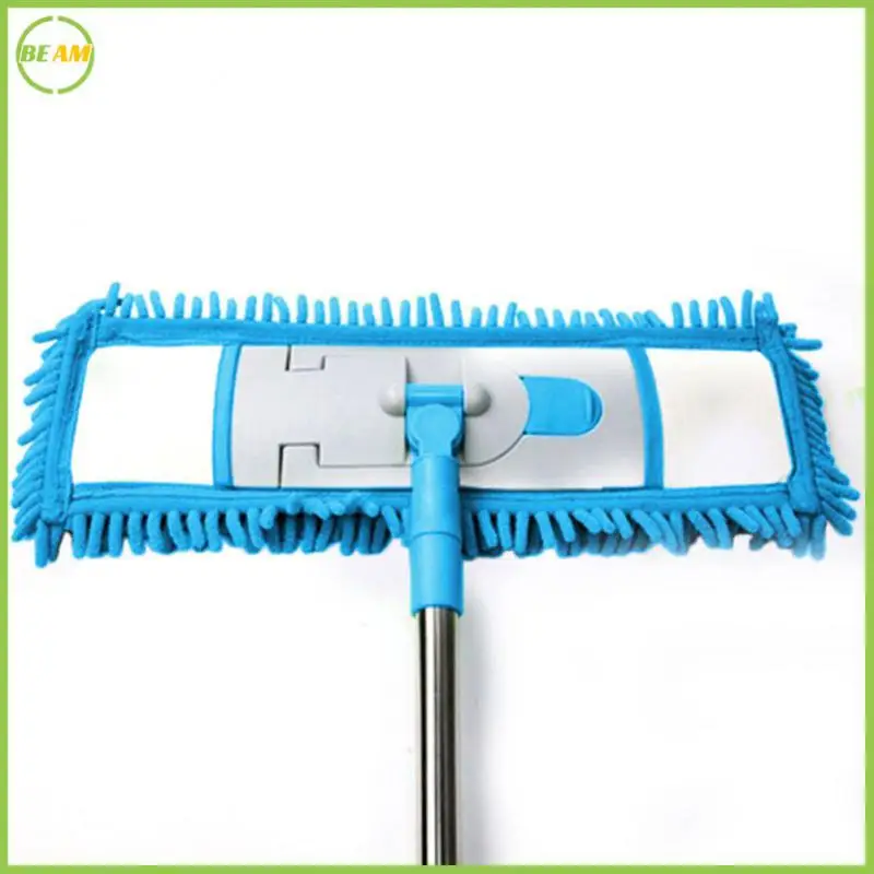 Mop Home Floor Cleaning Slipper Chenille Micro Fiber Shoes Covers Drag Cloth Dust Mop Head Replacement  Cleaning Tools