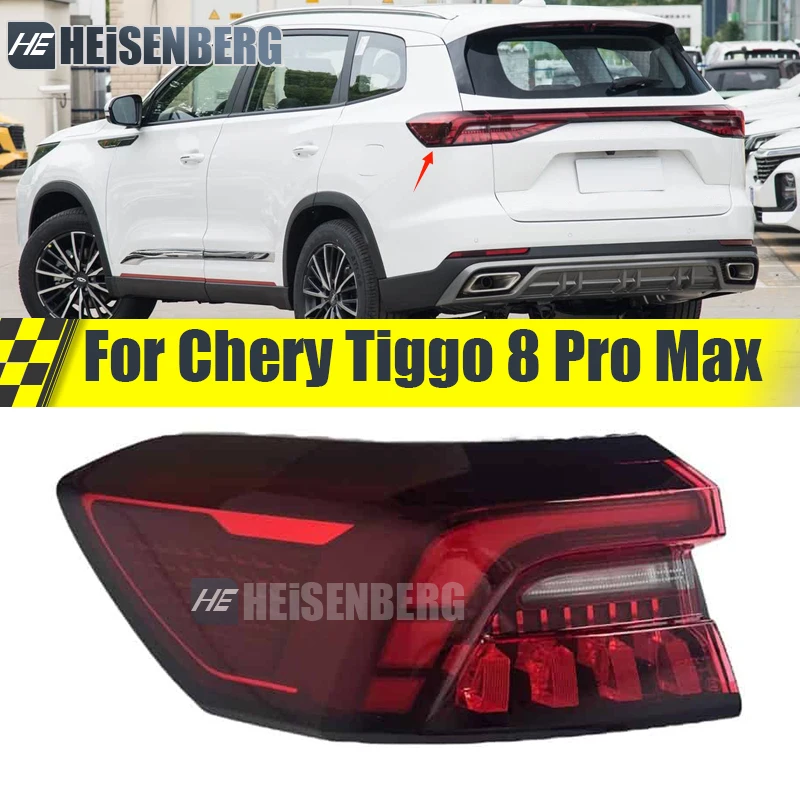 Фото Задний фонарь для Chery Tiggo 8 Pro Max, задний бампер, стоп-сигнал 605000913AA 605000912AA №1