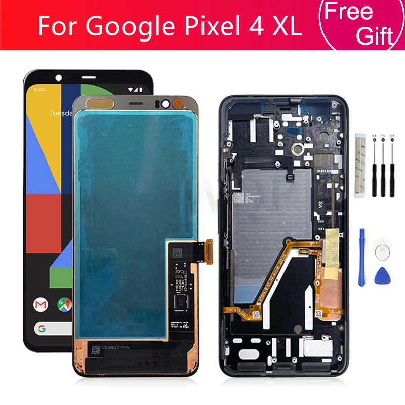 Для Google Pixel 4XL дисплей Φ 4 XL ЖК-дисплей с рамкой для Pixel XL4 экран Запасные части 6,3