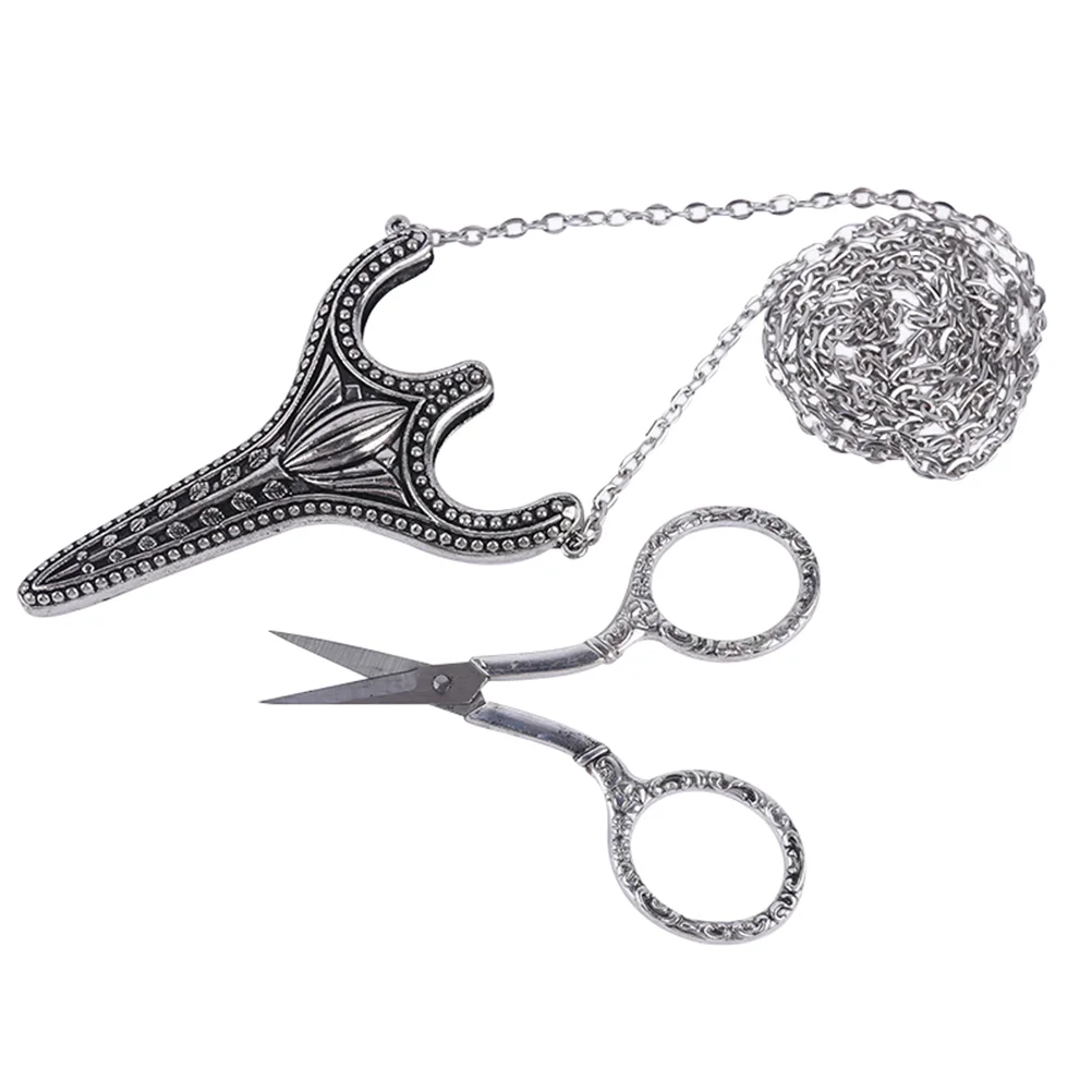 

Scissors Scissor Kitchen Shear Vintage Tipthread Sharpening Curved Cut Paper Pinking Chain Sewing Craftantique Needlework