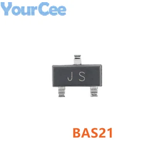 100pcs BAW56 A1 BAV70 A4 BAV99 A7 BAV23C KT6 BAS21C JS3 BAS21 JS SOT-23 SMD Switch Diodes
