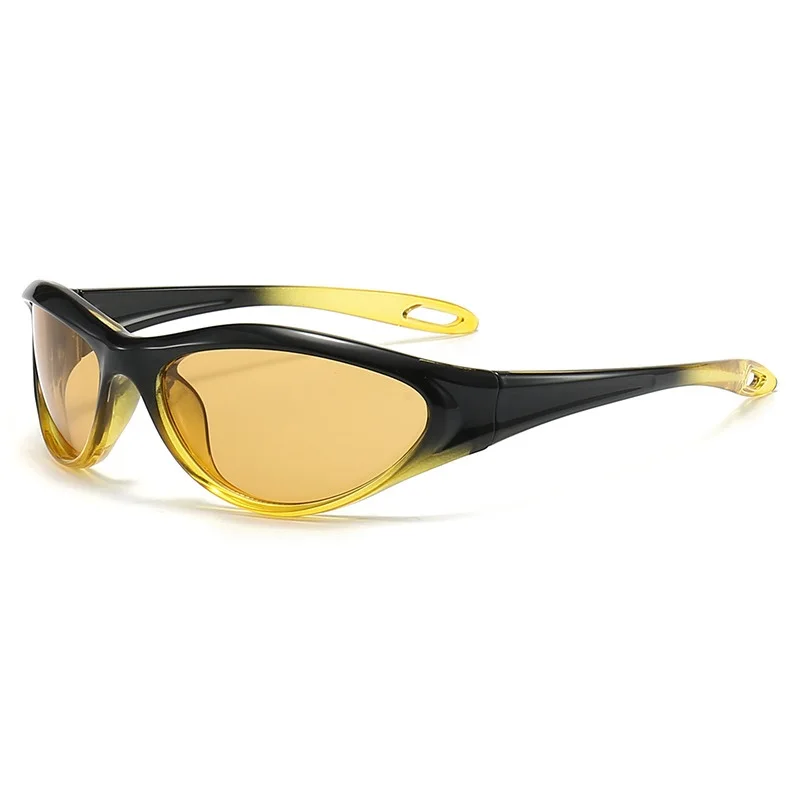 

Classic Wrap Around Y2k Sunglasses Women Retro Vintage Brand Design Fashion Shades Punk Sun Glasses Men Outdoor Cycling Goggles