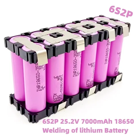 35E 20A 18650 3500mAh 7000mAh 2S 3S 4S 6S/1P 2P 7,4 V 12,6 V 14,8 V 18V 25,2 V Аккумулятор для шуруповерта