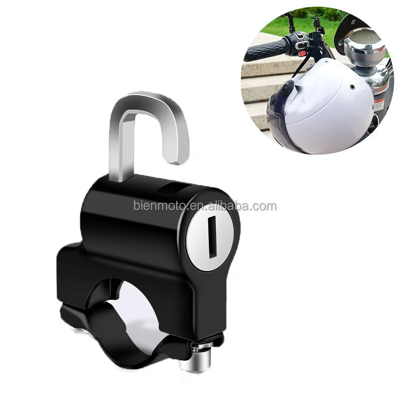

Anti-theft Security Portable 22mm Motorcycle Handlebar Helmet Lock for Honda Yamaha electric scooters Bicycle accessories