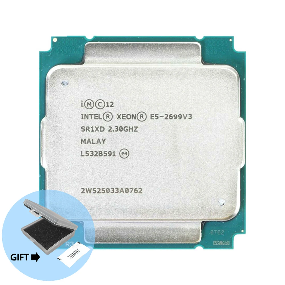 

Процессор Intel Xeon E5-2699 v3 E5 2699v3 E5 2699 v3 2,3 ГГц, 18 ядер, 36 потоков, 30 МБ, 145 вт, ЦПУ, LGA 2011-3