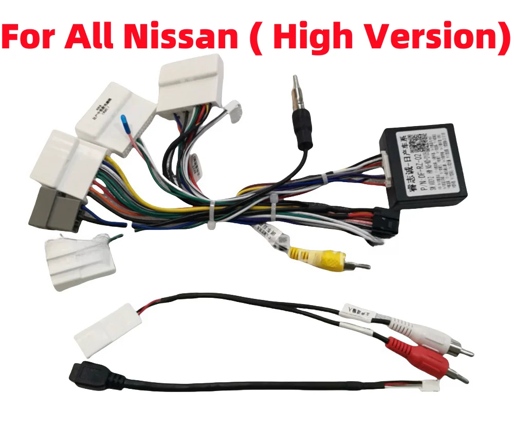 

Raise Canbus Box RZ-DF02 для Nissan SYLPHY SENTRA KICKS Qashqai X-Trail NAVARA Terra Note NP300 Bluebird/Versa Android 16-контактный