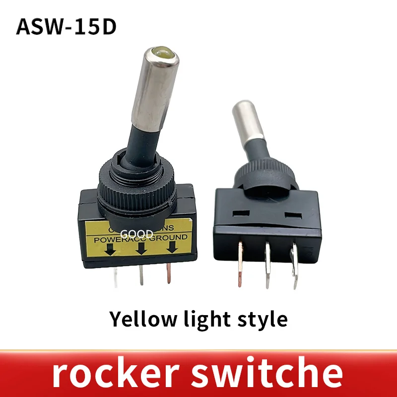 

Автомобильный светодиодный тумблер ASW-15D 12В 20А