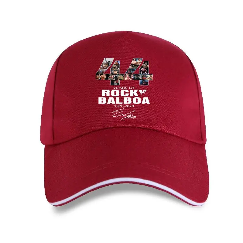 

2022 Design 44 Years Of Rocky Balboa 1976 Baseball cap Black Cotton Men S-3XL harajuku Funny Tops