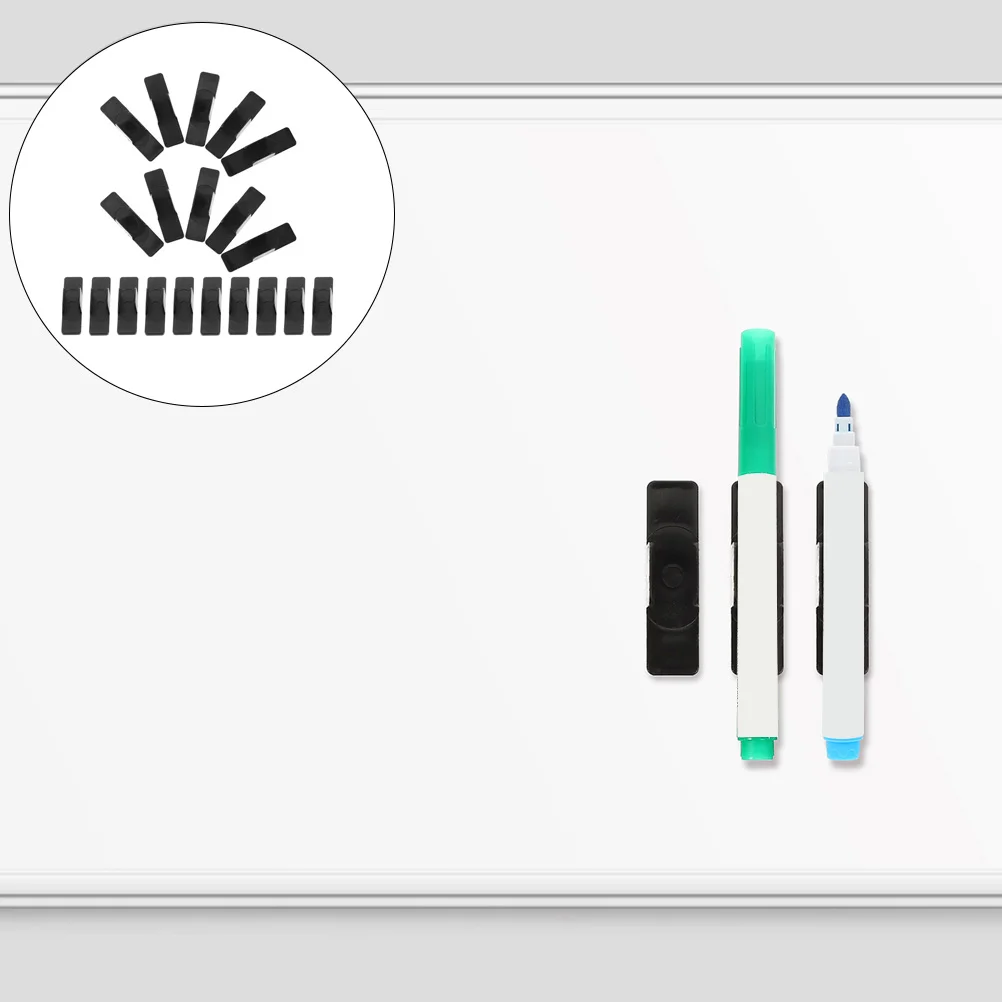 20 шт. Ручки + карандаш Самоклеящийся держатель для белой доски U-образный зажим