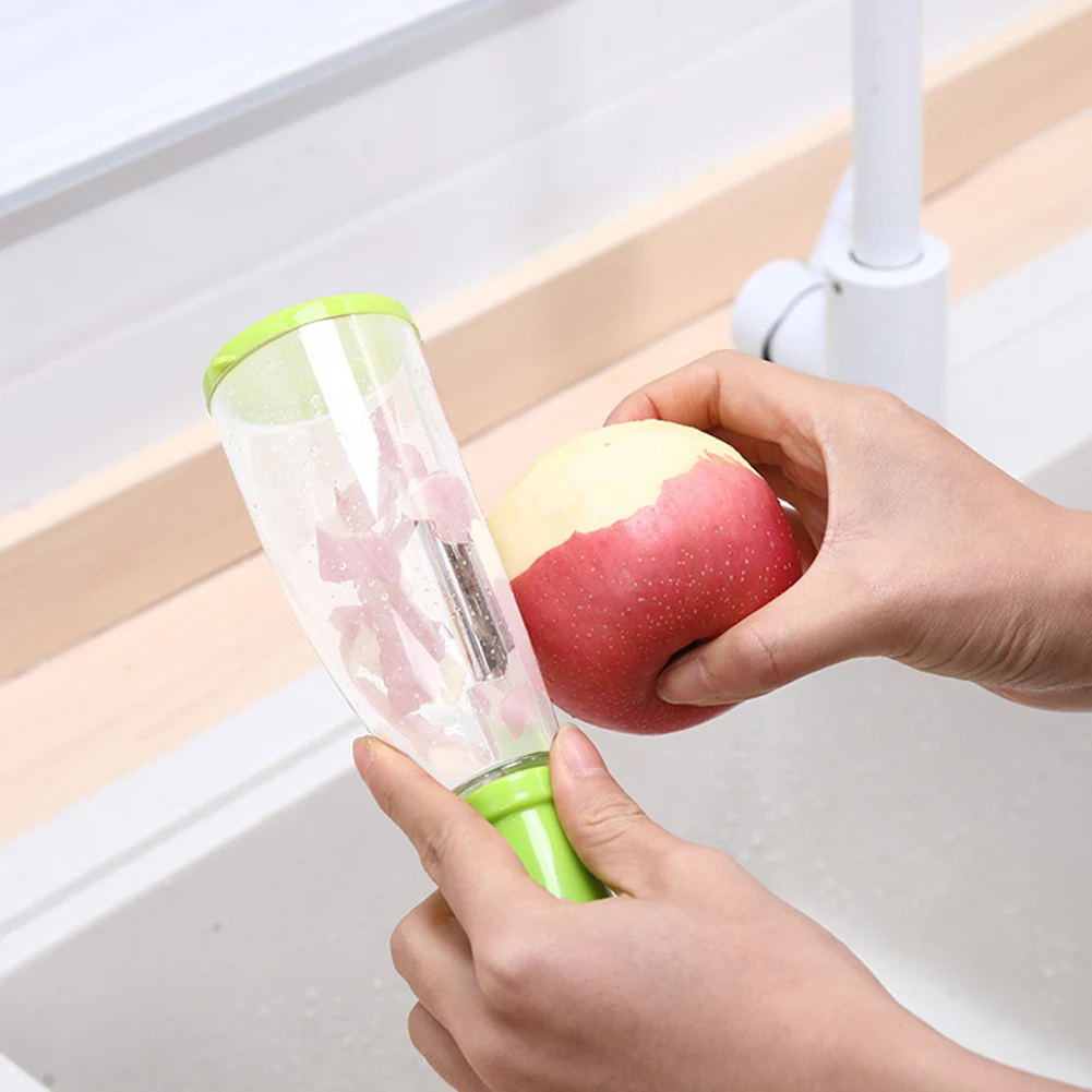 

Multifunctional Type Peeling Knife Kitchen Bar Tools Fruit Vegetable Tube Peeler Peeling Apple Supplies Household Peeling Knife